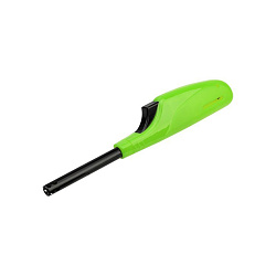 Бытовая газовая пьезозажигалка с классическим пламенем многоразовая (1 шт.) зеленая СК-306 СОКОЛ 61-0969