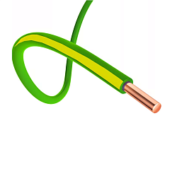 Провод ПАВ-10 380 желт/зел (100м) Автопровод А02069