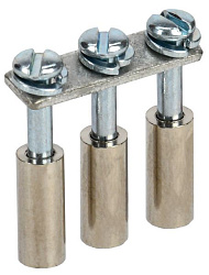 Перемычка в сборе для колодки клеммной CTS 6мм2 3PIN IEK YCT10-00-K03-006-A-3P