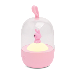 Детский ночник LUMIN'ARTE TL06 зайчик розовый диммируемый, сенсорное управление, аккумуляторный, USB-кабель, 115х75х75 TL06