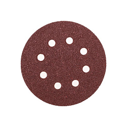 Диск абразивный на ворсовой основе, на липучке, перфорированный, P40, 125мм, 10 шт. KRANZ KR-91-1164
