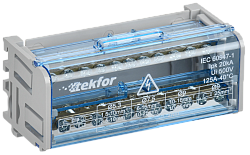 TEKFOR Шины на DIN-рейку (кросс-модуль) ШНК 2х11 L+PEN IEK 