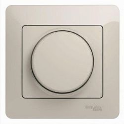 Светорегулятор (диммер) Glossa поворотный 300Вт в сборе молоч. SchE GSL000934 471724
