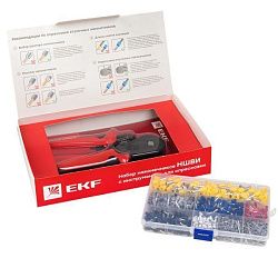 Набор НШВИ №6 (0,5-6мм2) с инструментом ПКВ-6-4 EKF Expert nabor-nshvi-6