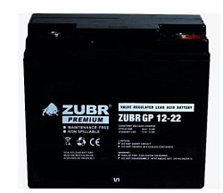 Аккумуляторная батарея ZUBR GP 12-22Ah ZUBR GP 12-22Ah
