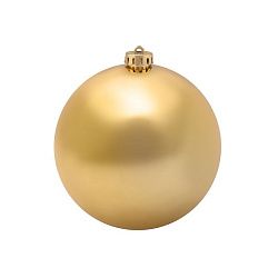 Елочная фигура Шар 20 см, цвет золотой матовый 502-251