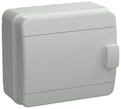 TEKFOR Корпус пластиковый КМПн-8 IP65 серая непрозрачная дверь IEK TF5-KP73-N-08-65-K03-K03