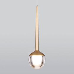 Светильник светодиодный подвесной DLS028 6W 4200K золото Elektrostandard a047770