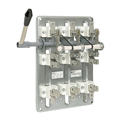 Разъединитель-предохранитель РПБ-1 100А левый привод, без ППН EKF Basic 