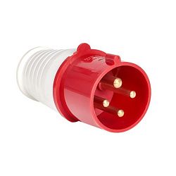 Вилка перенос. 024 3Р+РЕ 32А 380В IP44 EKF ps-024-32-380