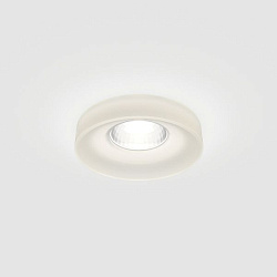 Светильник светодиодный встраиваемый точечный 15268/LED акрил; алюминий Elektrostandard a056018