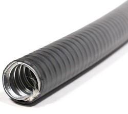 Металлорукав в пвх  изоляции МПГ нг  50  (10 м/уп.) черный ГОФРОМАТИК (ЗЭТАРУС) zeta42816
