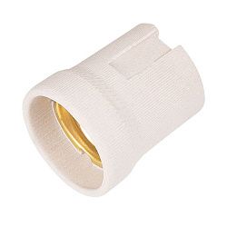 Патрон керамический E27 с этикеткой REXANT 11-8891