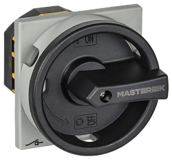 Переключатель кулачковый закрытая рукоятка 63А схема 56 IEK MI-CS11-063-056