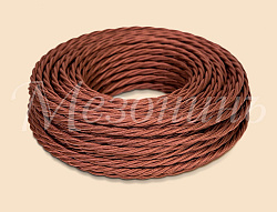 Провод монтажный витой ПВХ 2х1,5мм, цвет - коричневый (бухта 10м), ТМ "МЕЗОНИНЪ" GE70111-04 GE70111-04