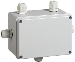 Коробка распаячная КМ41331 для открытой проводки безгалогенная (HF) 150х110х85мм IP55 5 гермовводов PG11 серая IEK UKO10-150-110-085-K51-55