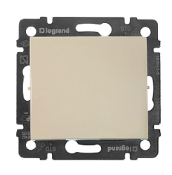 VALENA Выключатель 1-клавишный схема 1 10АХ безвинтовые зажимы слоновая кость 774301
