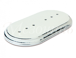 Подложка двухместная "Элегант", цвет- белый прованс, ТМ "МЕЗОНИНЪ" GE70712-37 GE70712-37