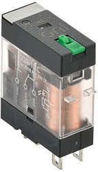 Реле общего назначения OGR-1 1C 24В DC со светодиодом и тестовой кнопкой ONI 