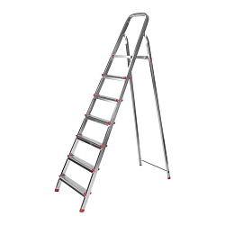 Стремянка металлическая 7 ступенек, усиленный профиль REXANT 12-5057