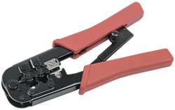 ITK Инструмент обжимной для RJ-45/12/11 с храповым механизмом TM1-B11H