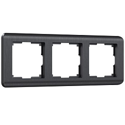 Рамка на 3 поста Stream (графит) Werkel W0032104