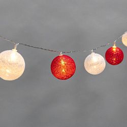 Тайские фонарики Магия 3,5 м, 20 LED, прозрачный ПВХ, теплый белый, питание USB NEON-NIGHT 304-007