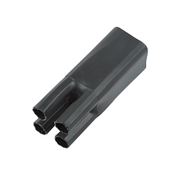 Термоусаживаемая перчатка на 4 жилы 70,0/32,0 мм черная REXANT 48-4070