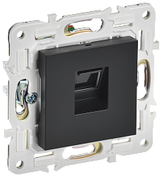 SKANDY Розетка компьютерная RJ45 кат.5E SK-K01Bl черный IEK SK-K10-1-K02