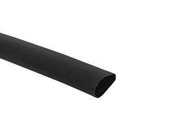 ТУТк клеевая нг 24/6 черная в отрезках по 1м EKF tut4-k24-b