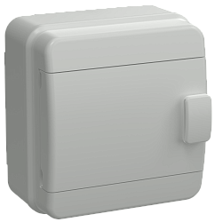 TEKFOR Корпус пластиковый КМПн-6 IP65 серая непрозрачная дверь IEK TF5-KP73-N-06-65-K03-K03