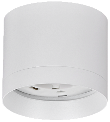 LIGHTING Светильник 4015 накладной потолочный под лампу GX53 белый IEK LT-UPB0-4015-GX53-1-K01