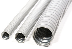 Металлорукав в ПВХ-изоляции Р3-ЦПнг  16  (50м/уп) серый ГОФРОМАТИК (ЗЭТАРУС) zeta44503