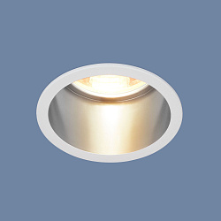 Встраиваемый точечный светильник 7004 MR16 WH/SL белый/серебро Elektrostandard a036621