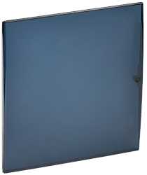 TEKFOR Дверца для корпуса пластикового ЩРН(В)-П-54 IP41 черная прозрачная IEK TF-KP12D-DV-54-K02