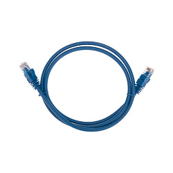 Патч-корд U/UTP, CAT 6, RJ45-RJ45, 26AWG, LSZH, синий, 1м REXANT 02-0294-1
