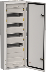 TITAN 5 Корпус металлический ЩРн-60 (1х60) 835х310х140мм IP54 серый (одна дверь) IEK TI5-50-N-060-54-7035