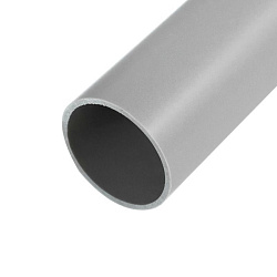 Труба гладкая жесткая ПВХ Ø20 мм, 3-метровая серая REXANT 28-0200-1