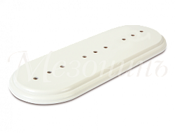 Подложка трехместная "Элегант", цвет- белый, ТМ "МЕЗОНИНЪ" GE70713-01 GE70713-01