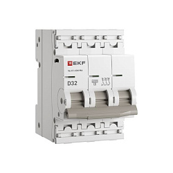 Авт. выкл. ВА 47-63N MA 3P 32А (D) 6кА без тепл. расцепит. PROXIMA EKF M63MA6332D