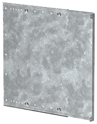 FORMAT Перегородка секционирования вертикальная для вертикального шинного отсека 400х400мм в шкаф глубиной 800мм IEK FO-00-SWVB-040-040