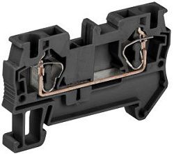 Клемма пружинная КПИ 2в-4 41А черная IEK YZN11-004-K02