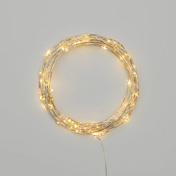 Гирлянда Роса 10 м, 100 LED, USB, теплое белое свечение NEON-NIGHT 315-976