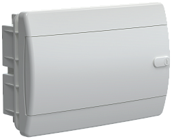 UNION Compact Корпус пластиковый ЩРВ-П-12 IP41 белая дверь IEK UIC-KP13-V-12-41-K01