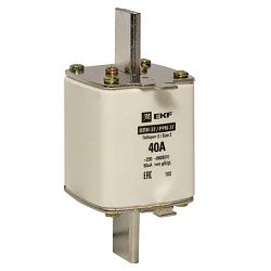 Плавкая вставка ППН-37 400/40А габарит 2 EKF 