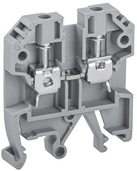 Клемма винтовая КВИ-4мм2 серая IEK 