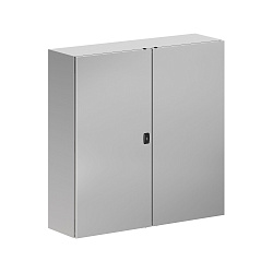 Корпус навесной STH с М/П двухдверный из нержавеющей стали AISI316 1000х1000х300мм без фланца DKC R5 R5STH1013-316