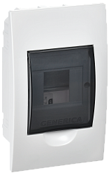 Корпус пластиковый ЩРВ-П-4 черная прозрачная дверь IP41 GENERICA MKP12-V-04-41-G