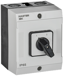 Переключатель кулачковый в боксе стандартная рукоятка 16А схема 55 IEK MI-CS20-016-055