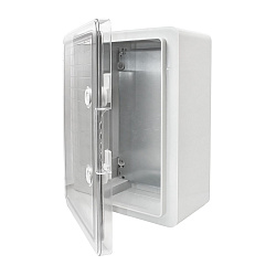 Корпус пластиковый ЩМПп 500х400х180мм прозрачная дверь IP65 DEKRON DEK-P-504018-65